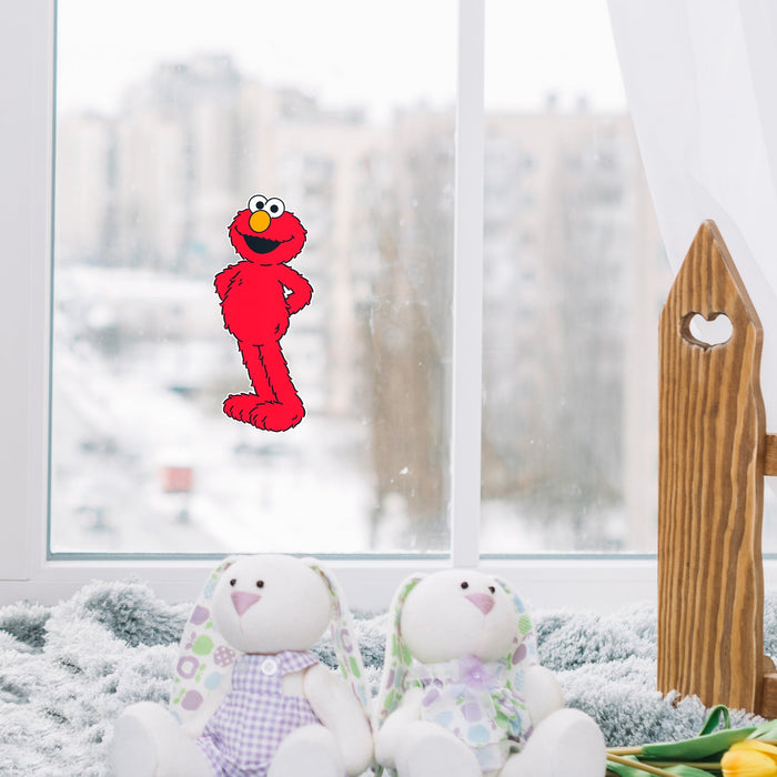 Fathead Elmo Window Cling - Officially Licensed Sesame Street Removable Window Static Decal