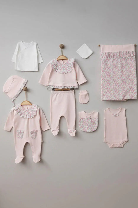 THA Dressing Kristen Pink Newborn Coming Home Set