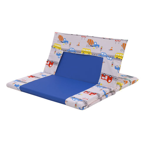 Everything Kids Construction, Bus, Truck, and Car Preschool Nap Pad Sheet