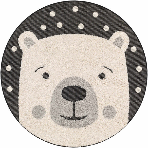 Hauteloom Kids Bear Round Nursery Rug