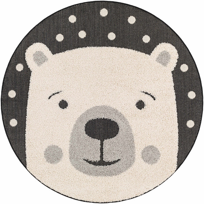 Hauteloom Kids Bear Round Nursery Rug