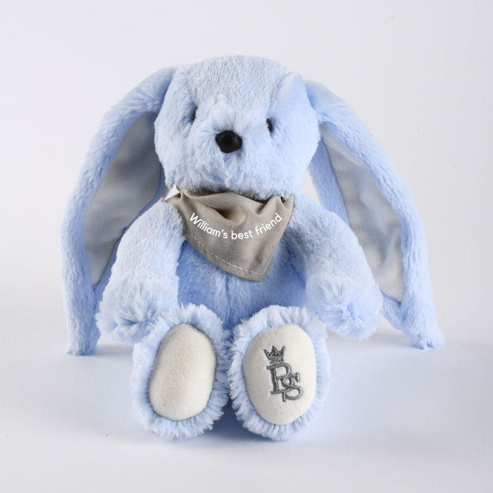 Bebe Sweeny LAPINOU | Blue Personalised Plush Bunny Toy(20cm) - Made in France