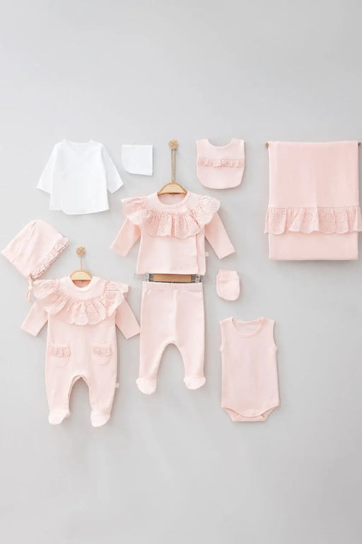 THA Dressing Larissa Pink Newborn Coming Home Set