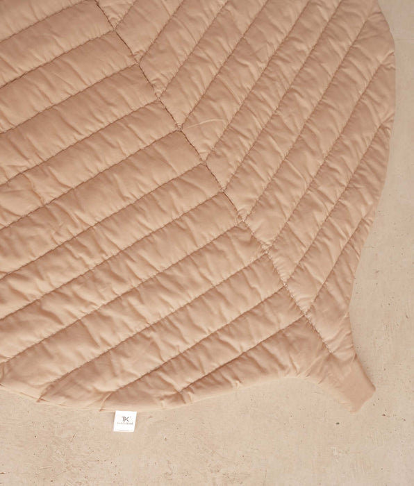 Toddlekind Leaf Organic Cotton Playmats | Sandstone