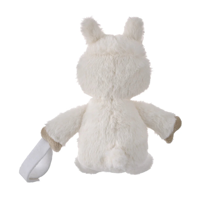 Little Love by NoJo Llama Shaped White and Tan Plush Pacifier Buddy