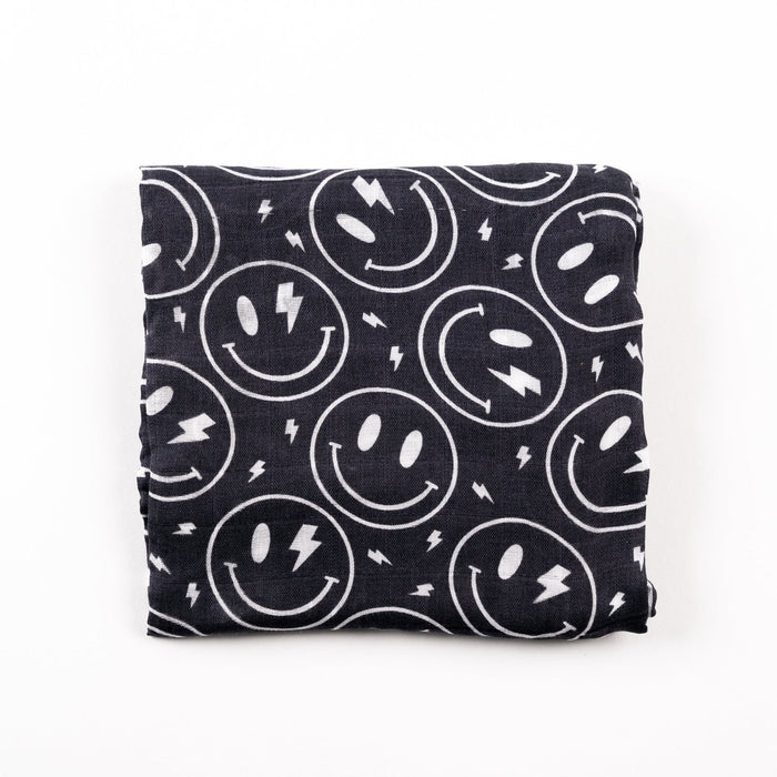 Ellie Sue Lightning Smiles Muslin Blanket