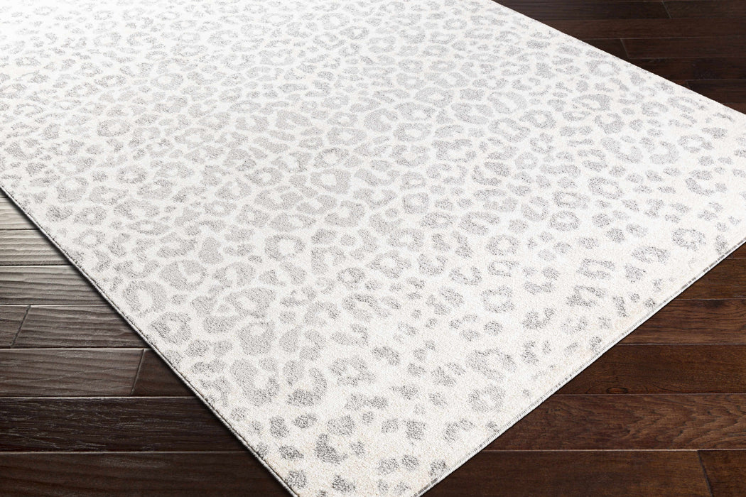 Hauteloom Beige Liversedge Leopard Print Area Rug