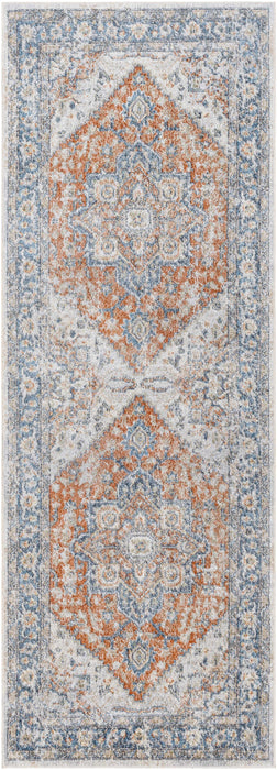 Hauteloom Ezri Rust Washable Area Rug