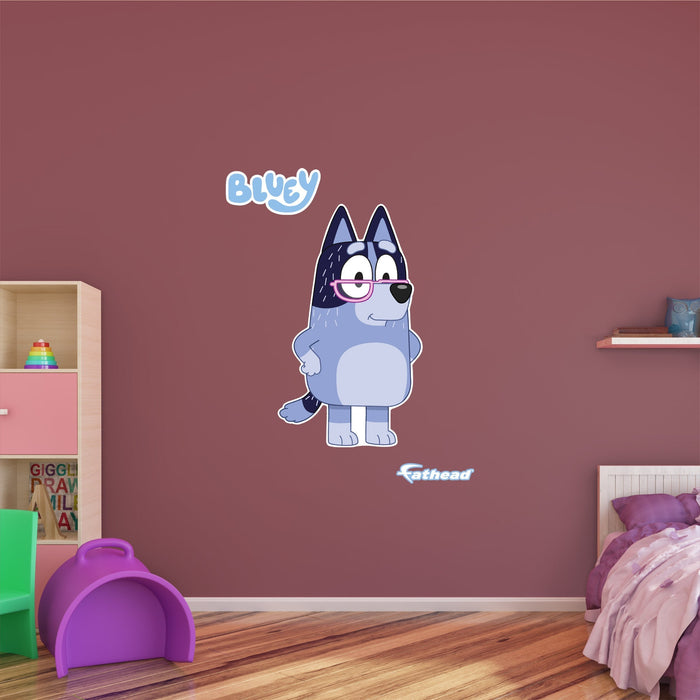 Fathead Bluey: Nanna RealBig - Officially Licensed BBC Removable Adhesive Decal