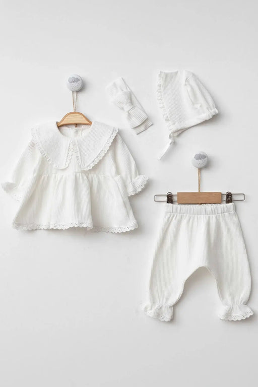 THA Dressing Lora Ecru Baby Dress Set