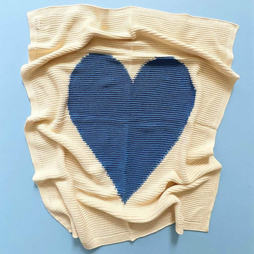 Estella Cotton Baby Blankets - Heart