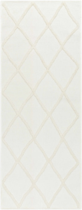 Hauteloom Amani White Washable Area Rug