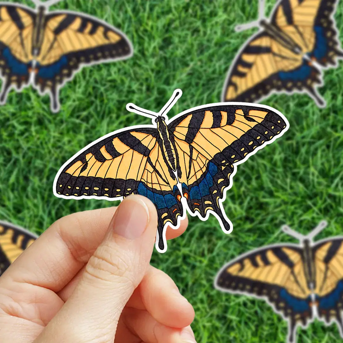 Stick With Finn Eastern Tiger Swallowtail Sticker