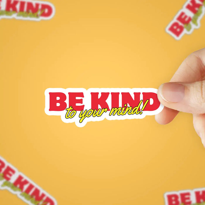 Stick With Finn Be Kind to Your Mind Sticker