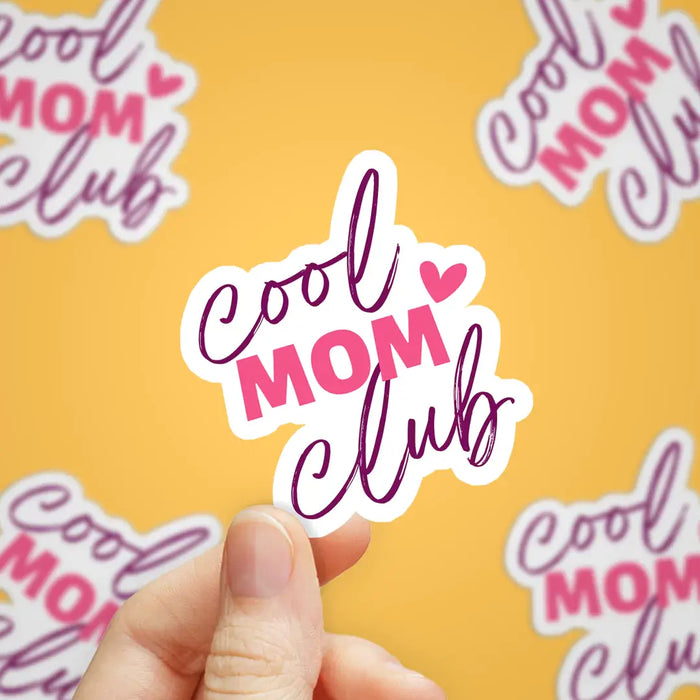 Stick With Finn Cool Mom Club Sticker