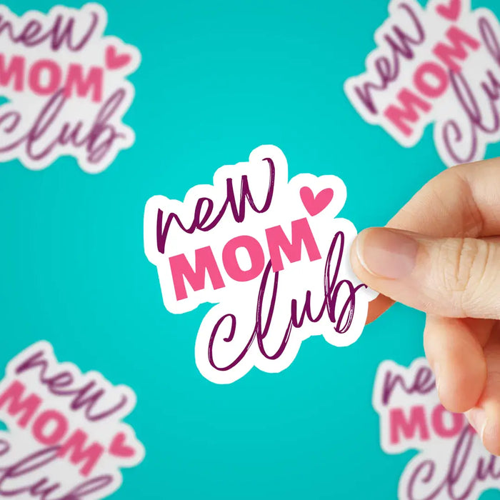 Stick With Finn New Mom Club Sticker