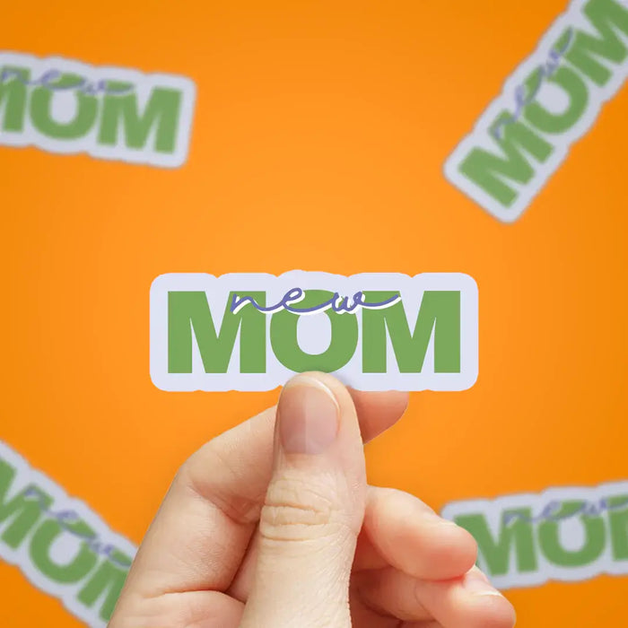 Stick With Finn New Mom Sticker