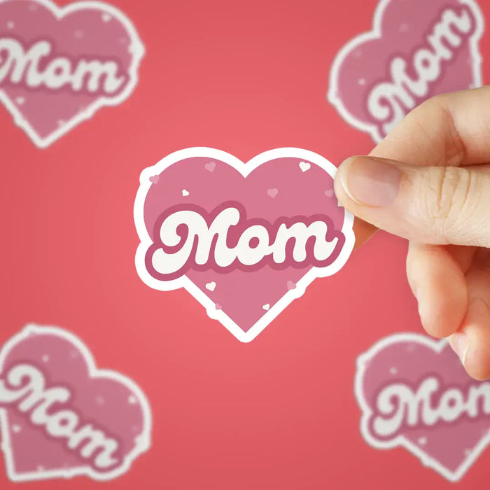 Stick With Finn Mom Heart Sticker