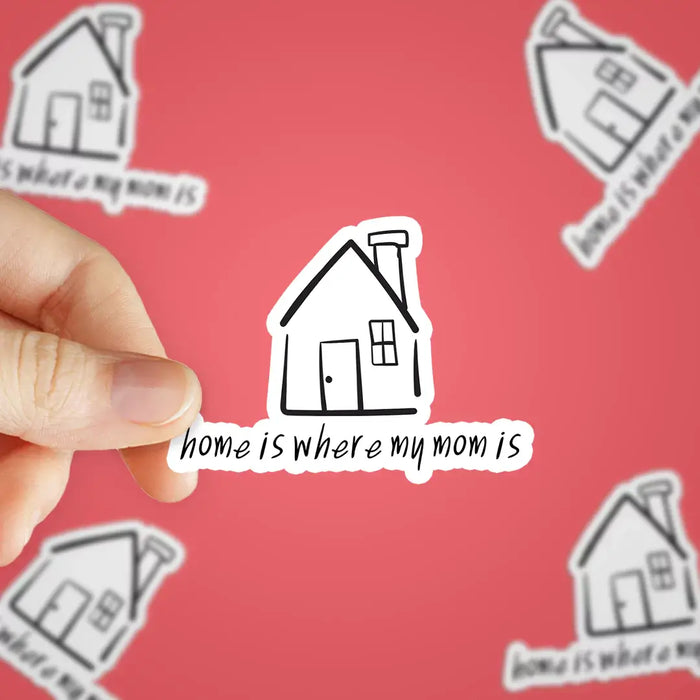 Stick With Finn Home is Where My Mom is Sticker