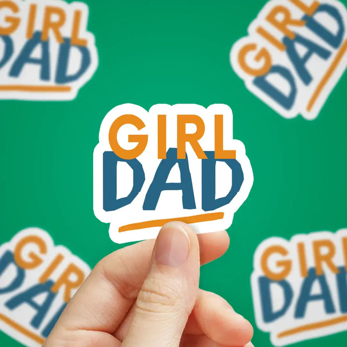 Stick With Finn Girl Dad Sticker