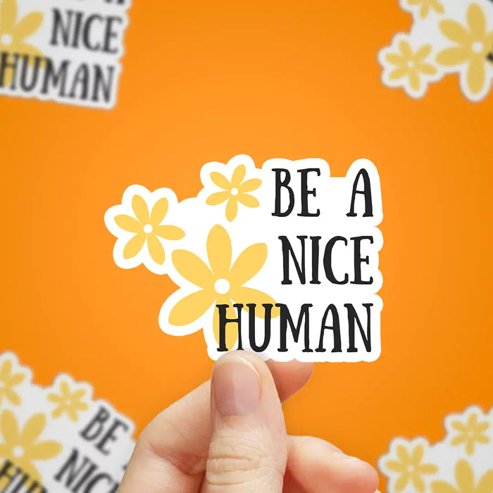 Stick With Finn Be a Nice Human Sticker