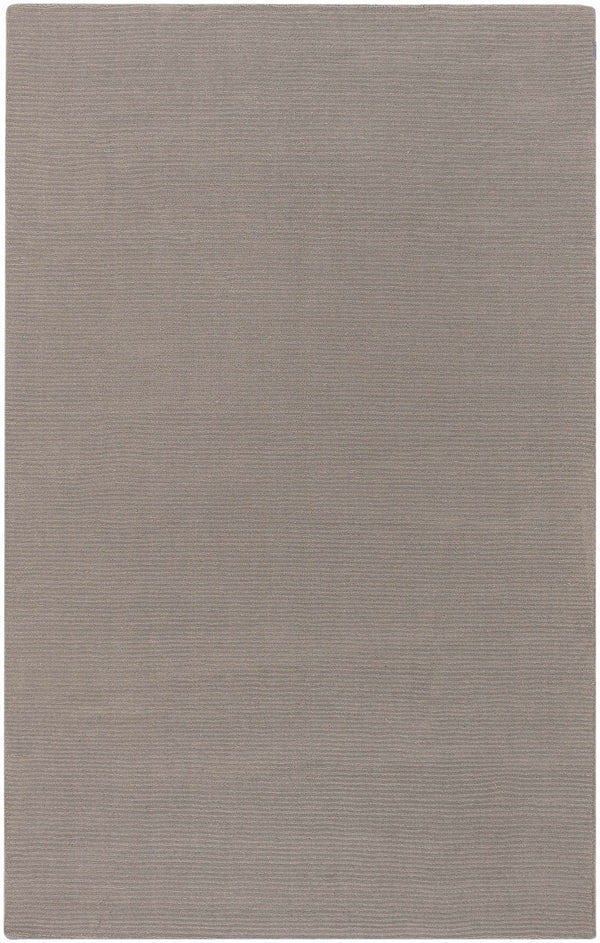 Hauteloom Brockton Solid Wool Gray Area Rug