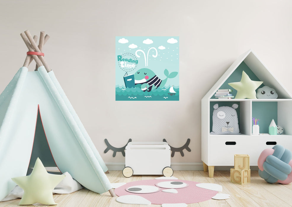 Fathead Nursery: Reading Time Mural - Removable Wall Adhesive Decal