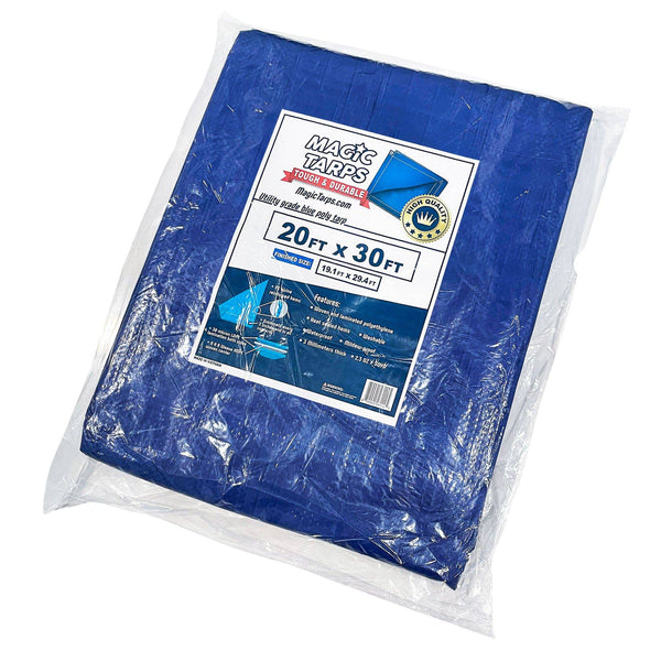 Magic Tarps Blue Poly Tarp 20x30