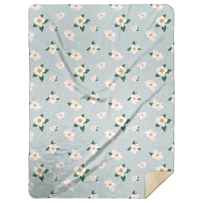 Little Hometown Magnolia Plush Throw Blanket 60x80