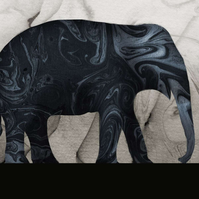 ElephantStock Abstract Elephant Silhouette Wall Art