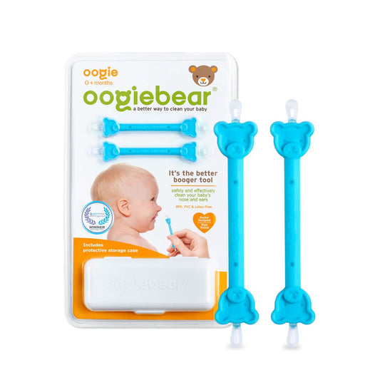 Oogiebear 2pk Baby Nose and Earwax Picker with Case