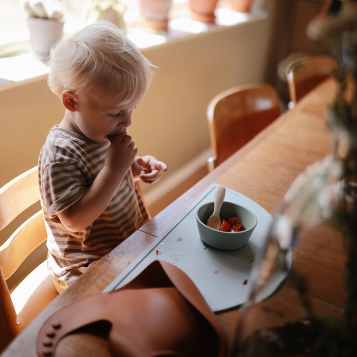 Mushie Silicone Baby Bib