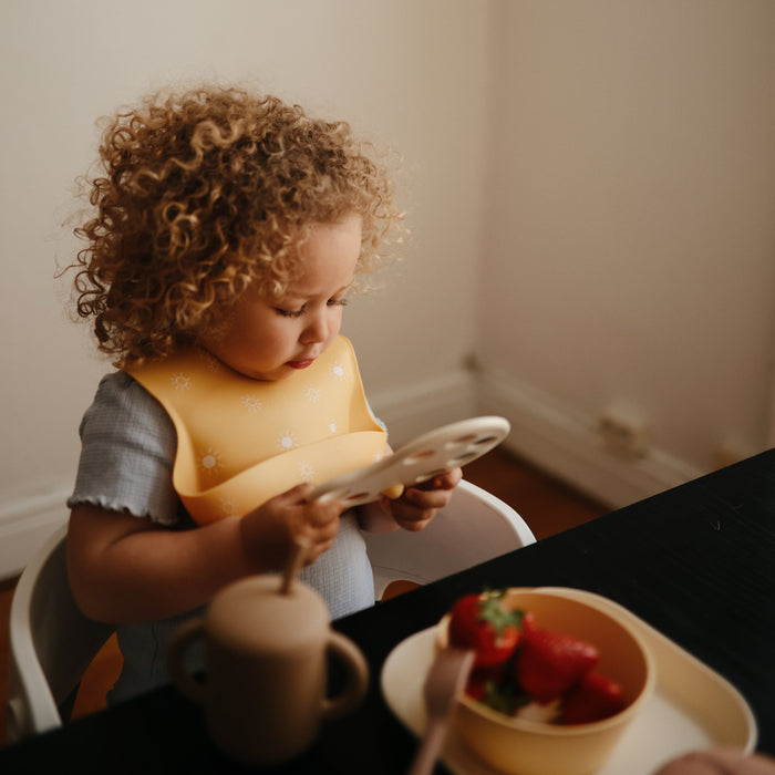 Mushie Silicone Baby Bib