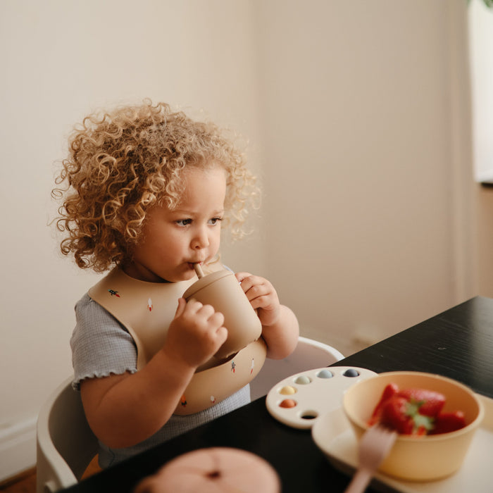 Mushie Silicone Baby Bib