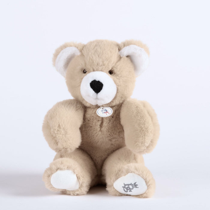 Bebe Sweeny MARTIN | Beige Plush Bear (30 cm) - Made in France