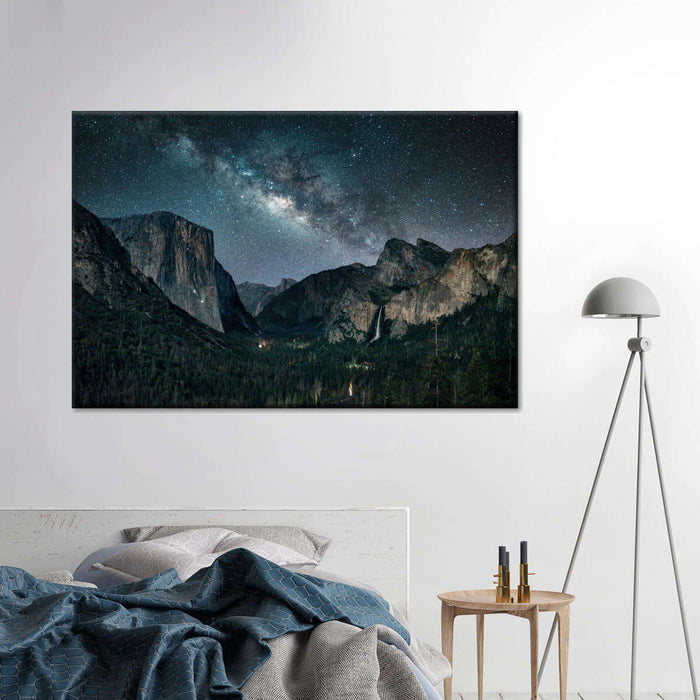 ElephantStock Stargazing At Yosemite Wall Art