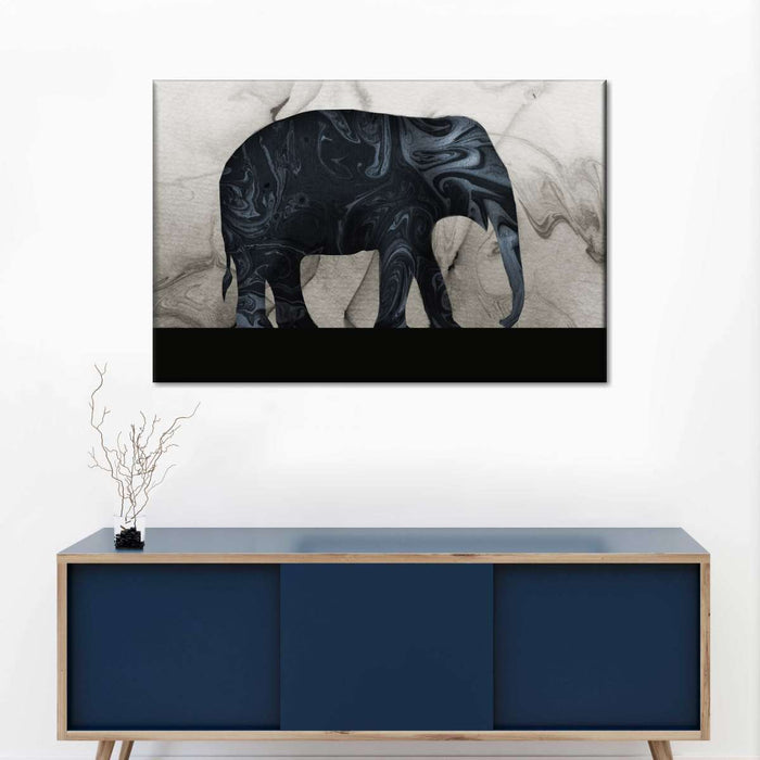 ElephantStock Abstract Elephant Silhouette Wall Art