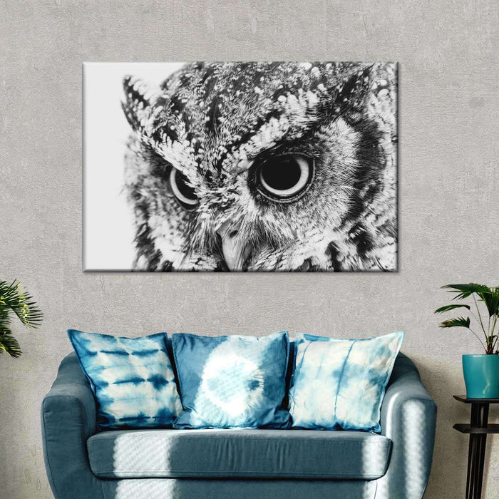 ElephantStock Staring Owl Wall Art