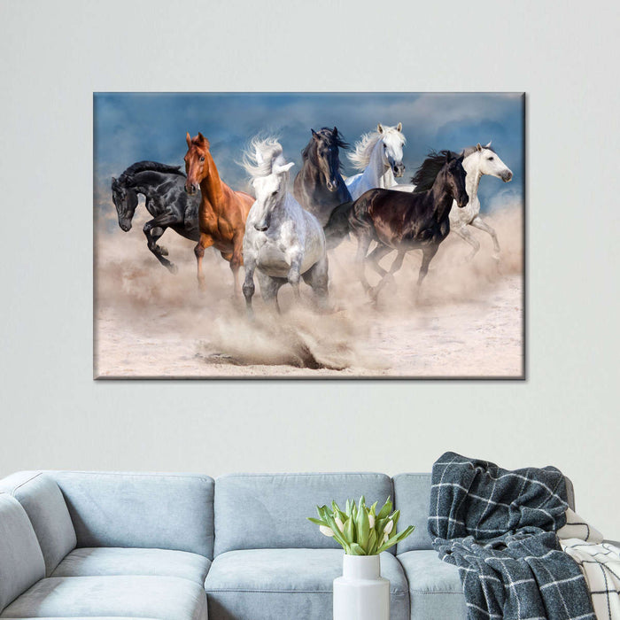 ElephantStock Running Horses Wall Art