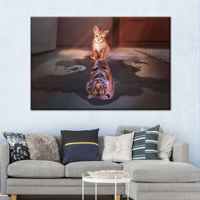 ElephantStock Tiger Kitty Wall Art