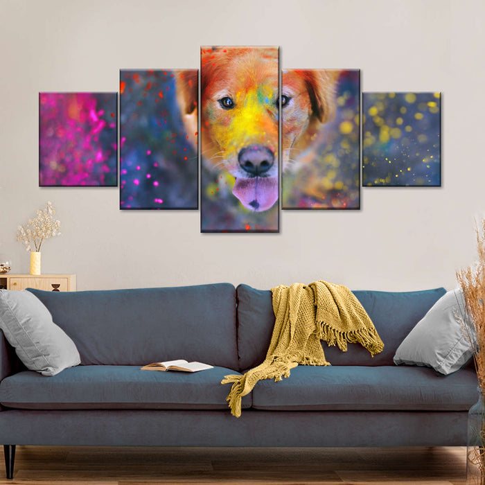 ElephantStock Colorful Labrador Wall Art