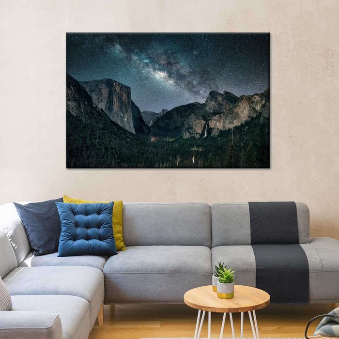 ElephantStock Stargazing At Yosemite Wall Art