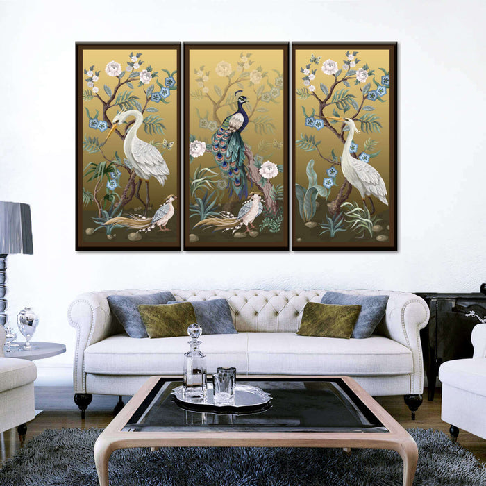 ElephantStock Elegant Birds Wall Art