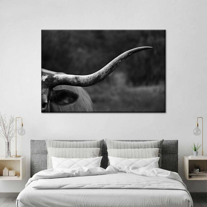 ElephantStock Texas Longhorn Cattle Wall Art