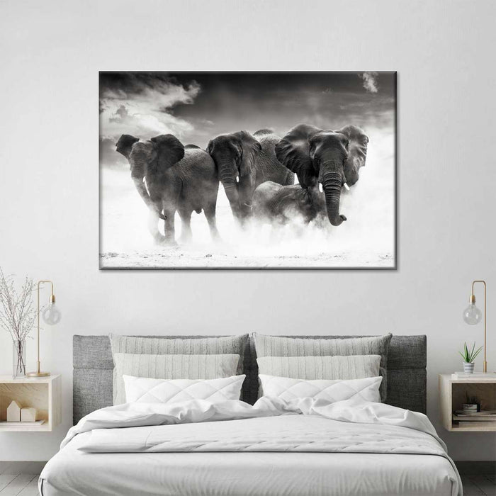 ElephantStock Etosha Park Elephants Wall Art