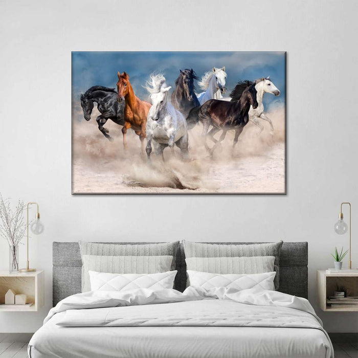 ElephantStock Running Horses Wall Art