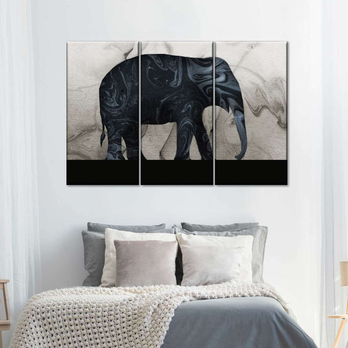 ElephantStock Abstract Elephant Silhouette Wall Art