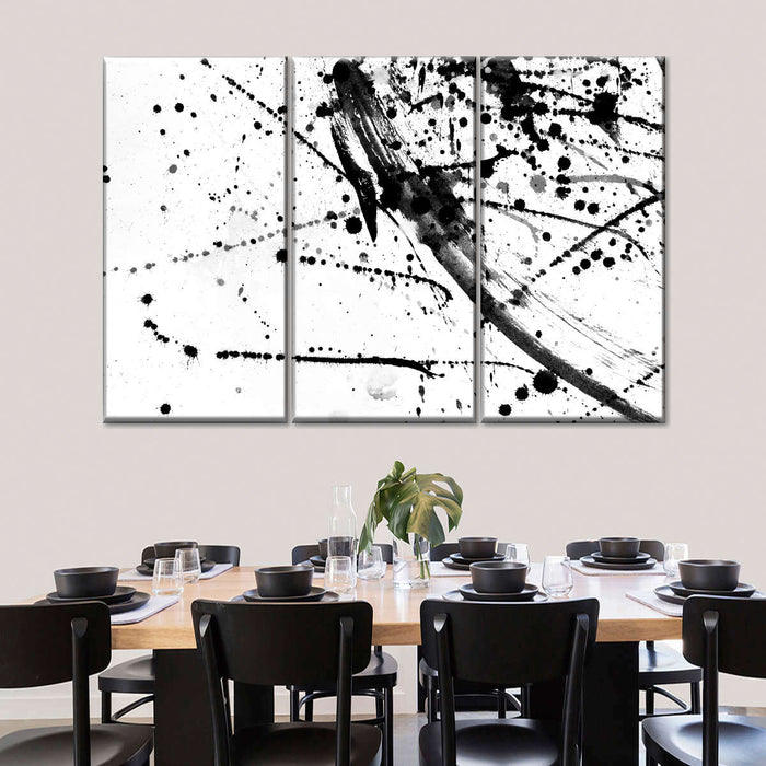 ElephantStock Abstract Black And White Wall Art