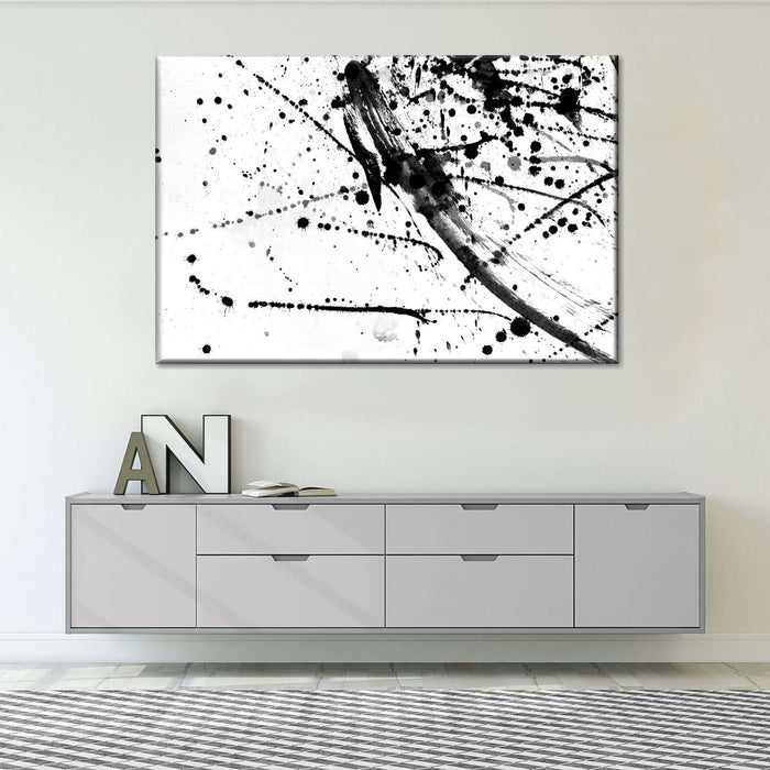 ElephantStock Abstract Black And White Wall Art