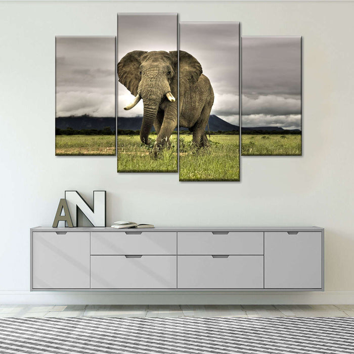 ElephantStock Elephant Landscape Wall Art